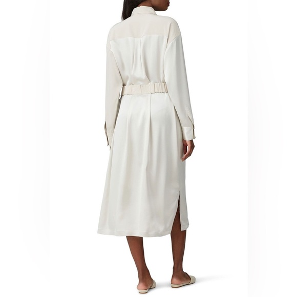 CO Satin Shirt Dress - Picture 2 of 14